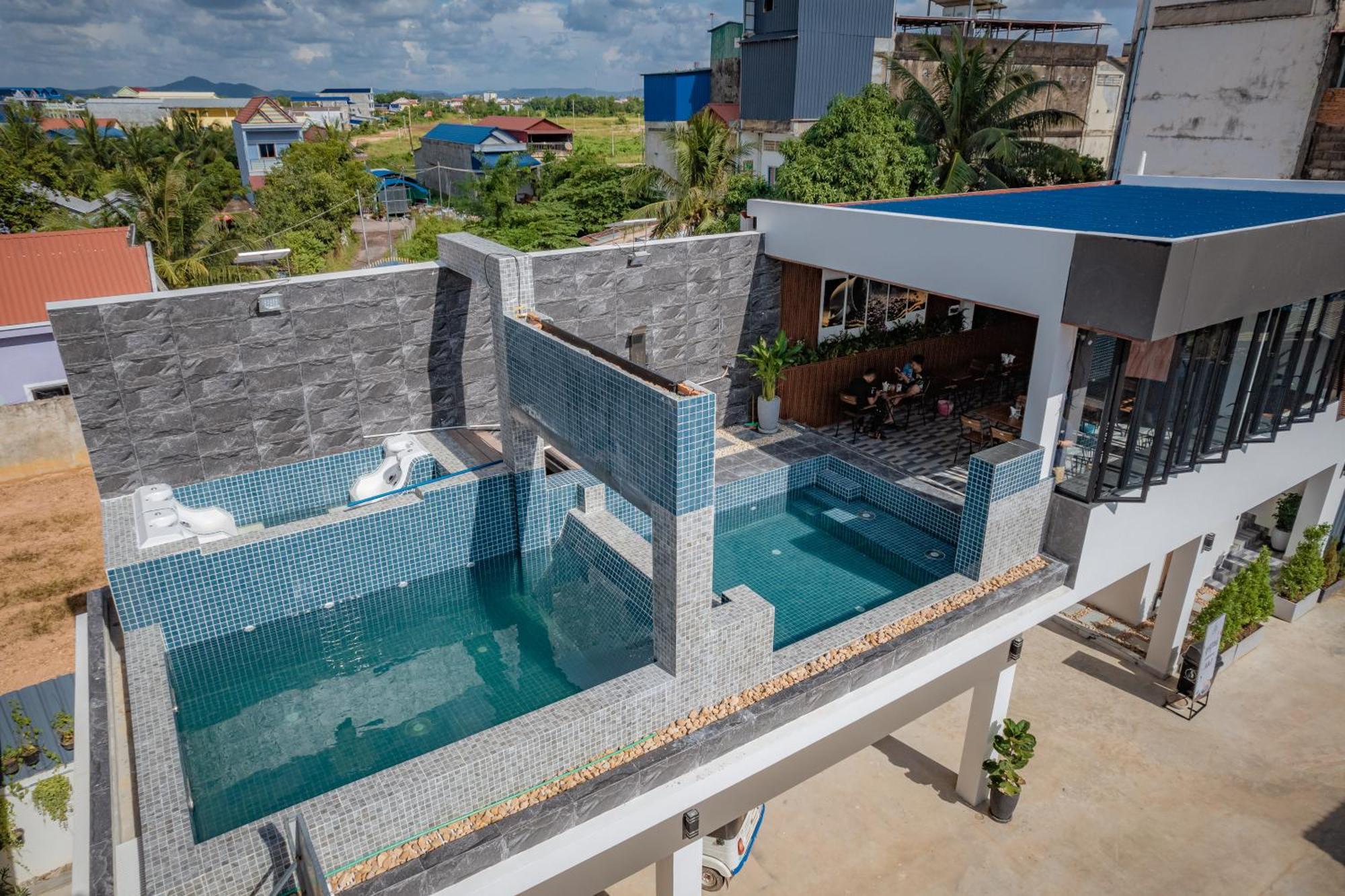 Hotel A&J Kampot Boutique Exterior foto